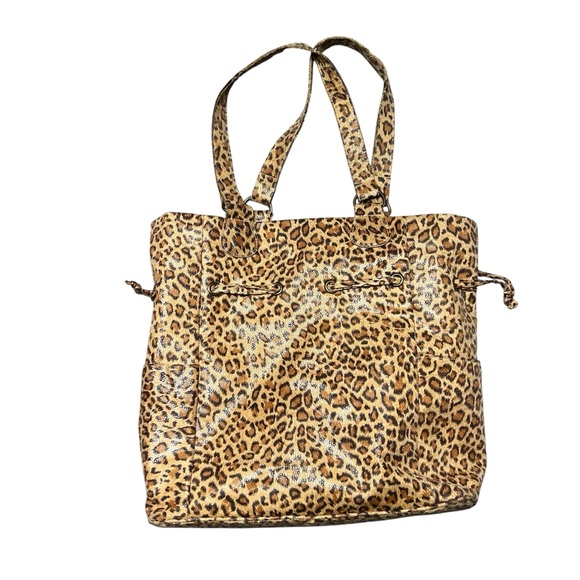 Neiman Marcus Tan & Black Leopard Print
Tote Bag Animal Print Lux - Picture 2 of 9